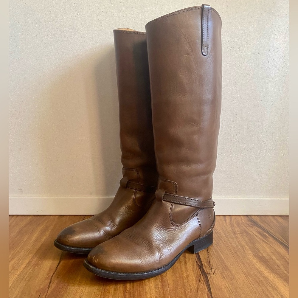 FRYE Lindsay Tall Leather Equestrian Boots